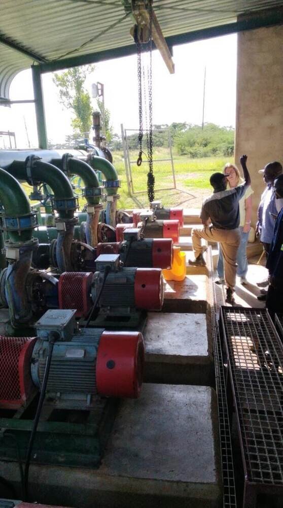 Pump machinery, overhauled ahead of the season